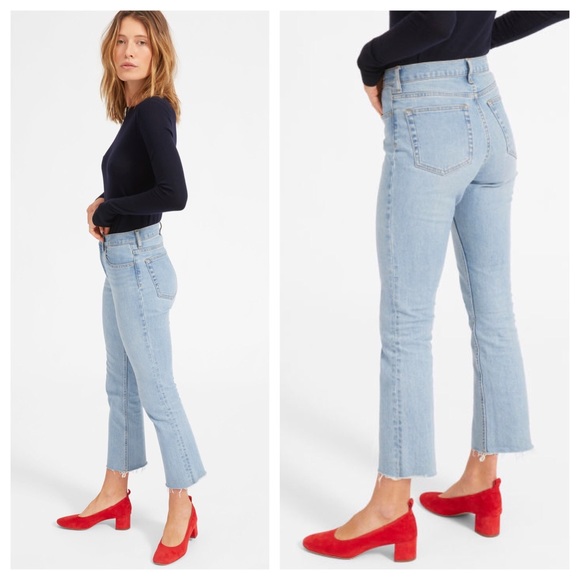 Everlane Denim - [Everlane] Kick Crop Jean Light Blue Wash